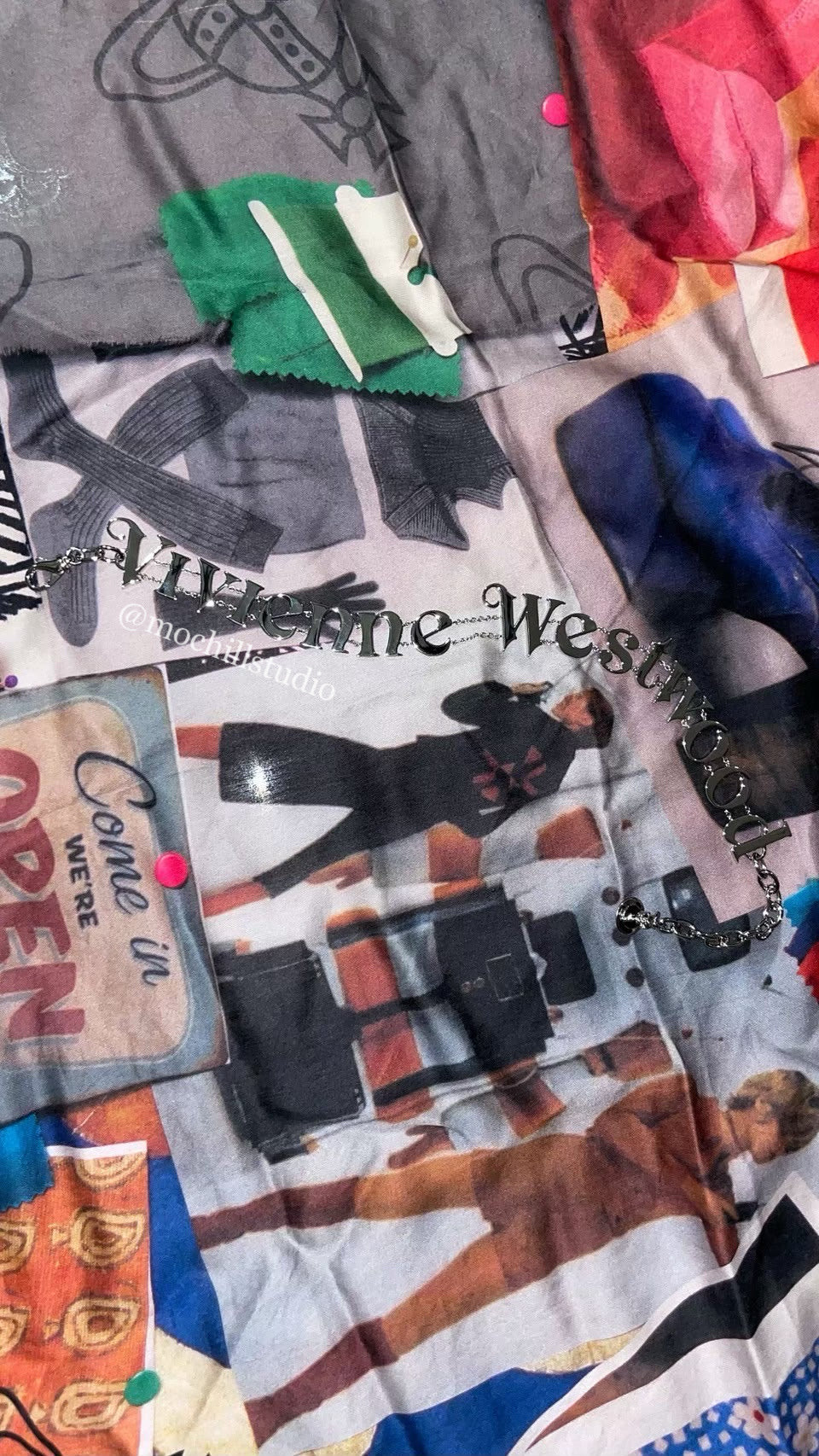 Vivienne Westwood Choker 經典LOGO土星頸鍊(共2色!)