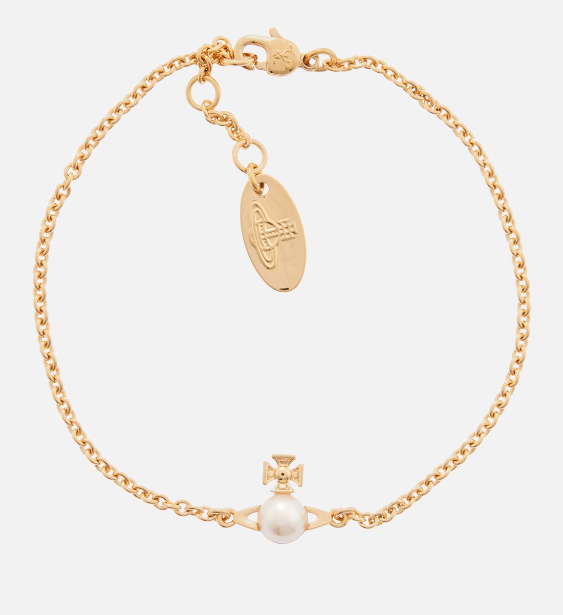 Vivienne Westwood Balbina Bracelet 袖珍珍珠土星手鍊(共3色!)
