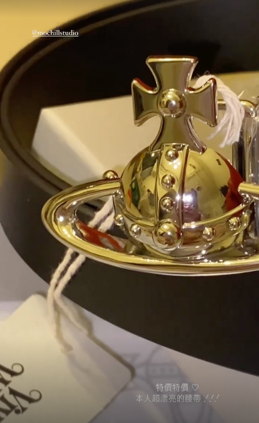 Vivienne Westwood 3D Orb Belt 立體土星皮帶(共3色!)