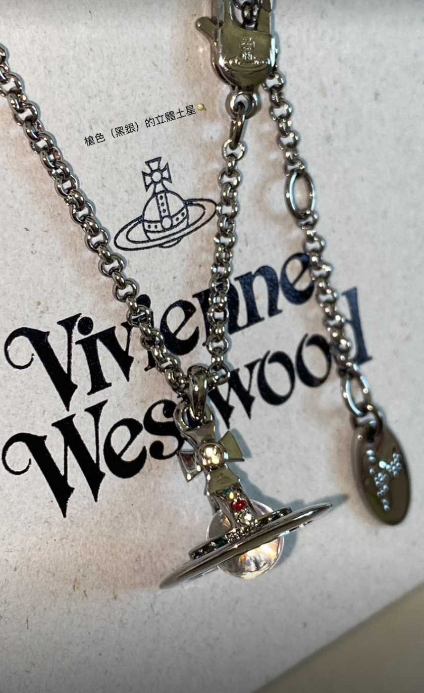 Vivienne Westwood New Petite Necklace 小號立體土星項鍊 (共4色!)