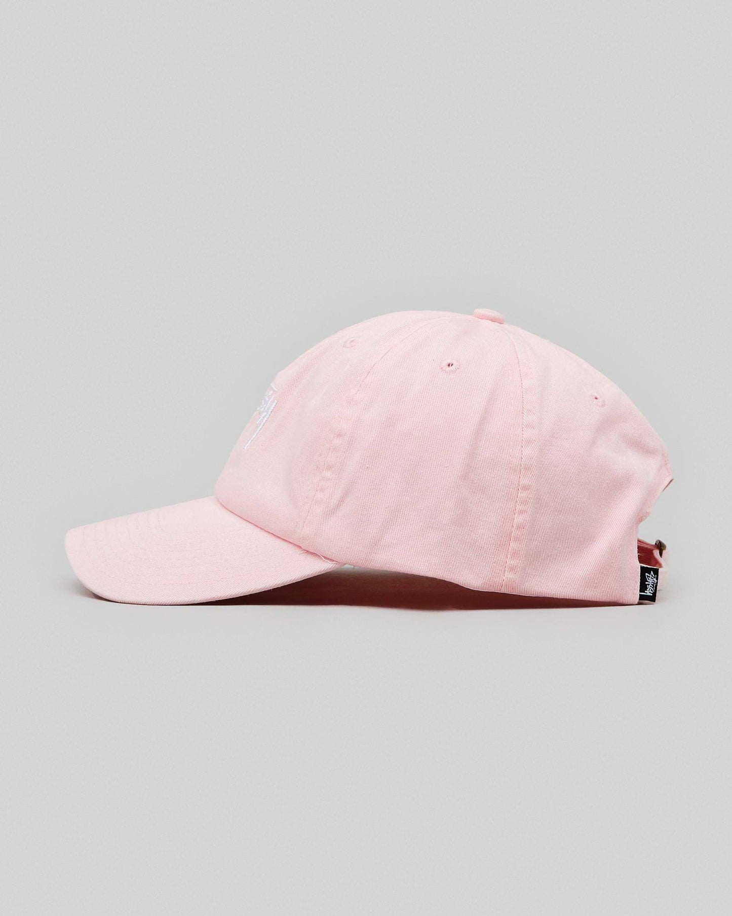 (現貨!)Stussy STOCK LOW CAP CLOUD PINK 刺繡棉質老帽