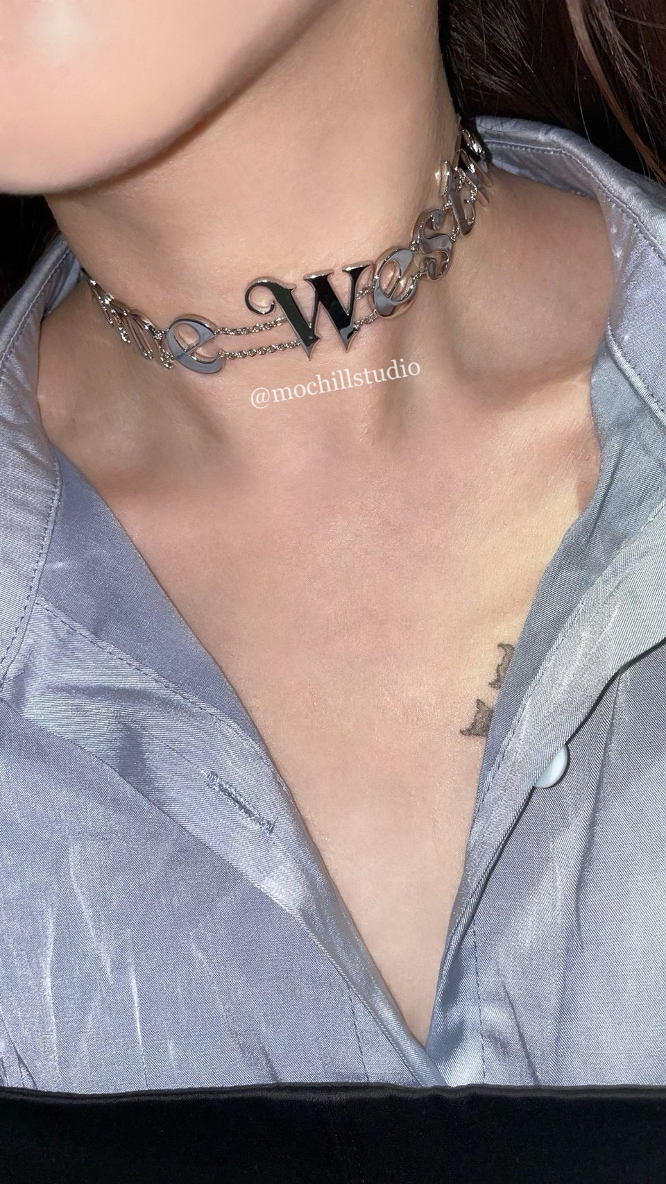 Vivienne Westwood Choker 經典LOGO土星頸鍊(共2色!)