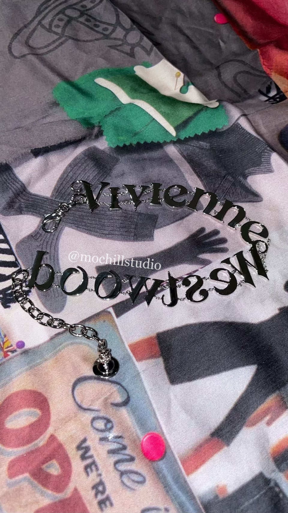 Vivienne Westwood Choker 經典LOGO土星頸鍊(共2色!)