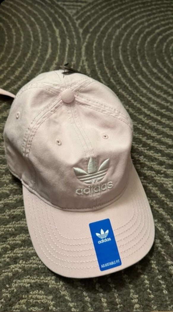 (現貨!)ADIDAS ORIGINALS RELAXED STRAPBACK CLEAR PINK 三葉草刺繡老帽