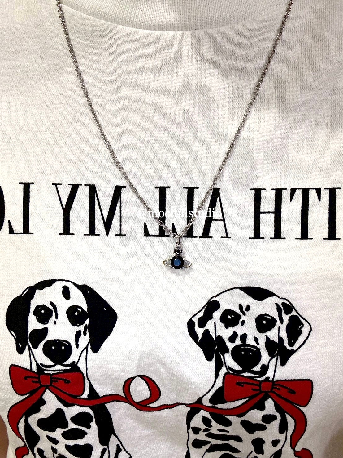 Vivienne Westwood Man. Reina Pendant Necklace 男款水晶土星長項鍊 (共2色!)