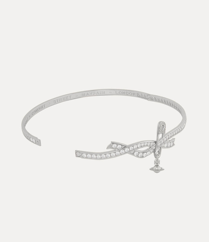 Vivienne Westwood Lilith Choker 滿鑽緞帶頸鏈