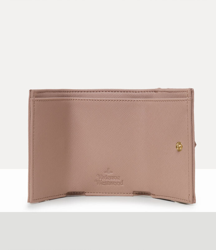 Vivienne Westwood Saffiano 十字紋牛皮信封短夾