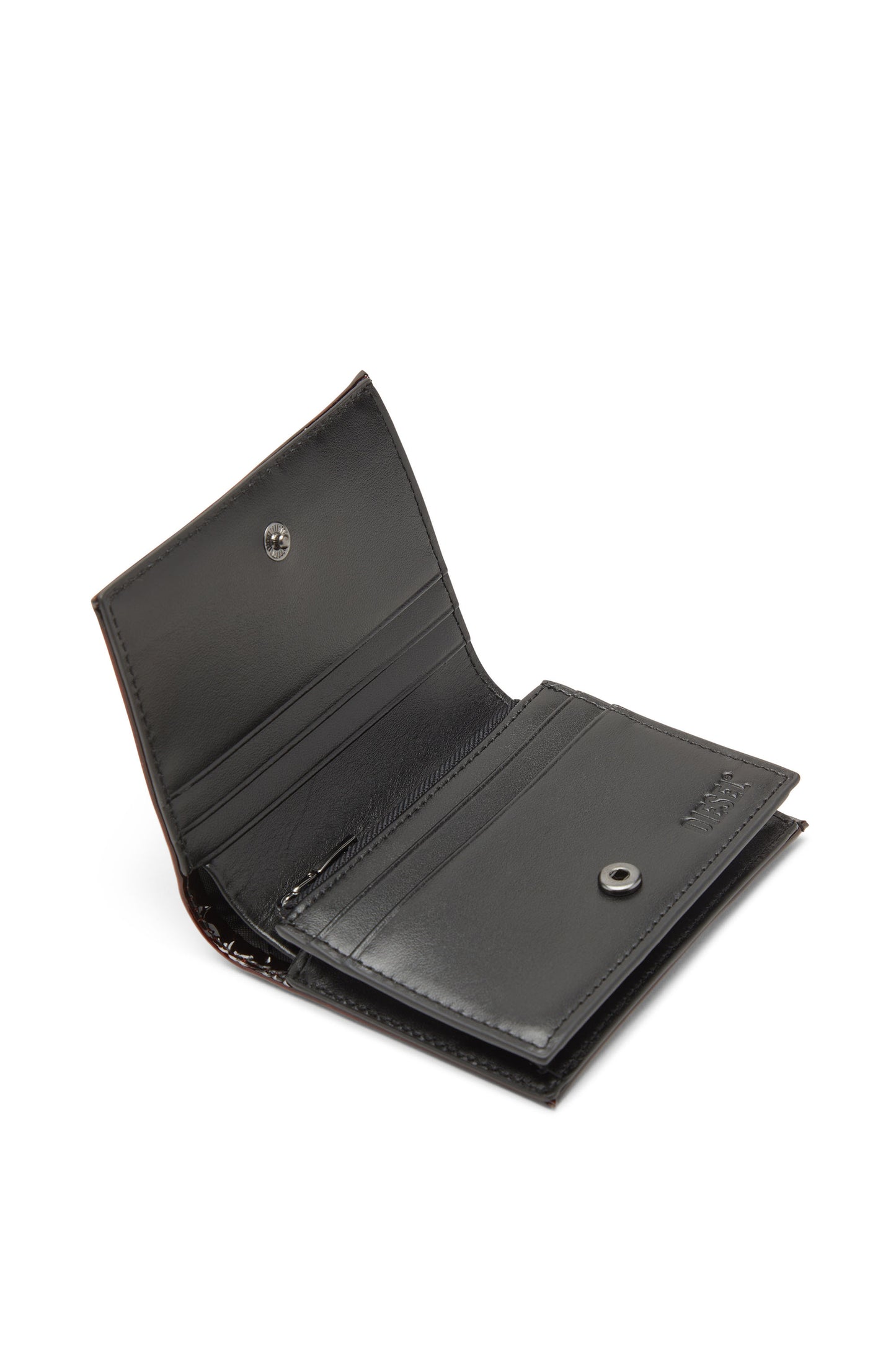 熱賣!Diesel 1DR 漆皮雙折短夾