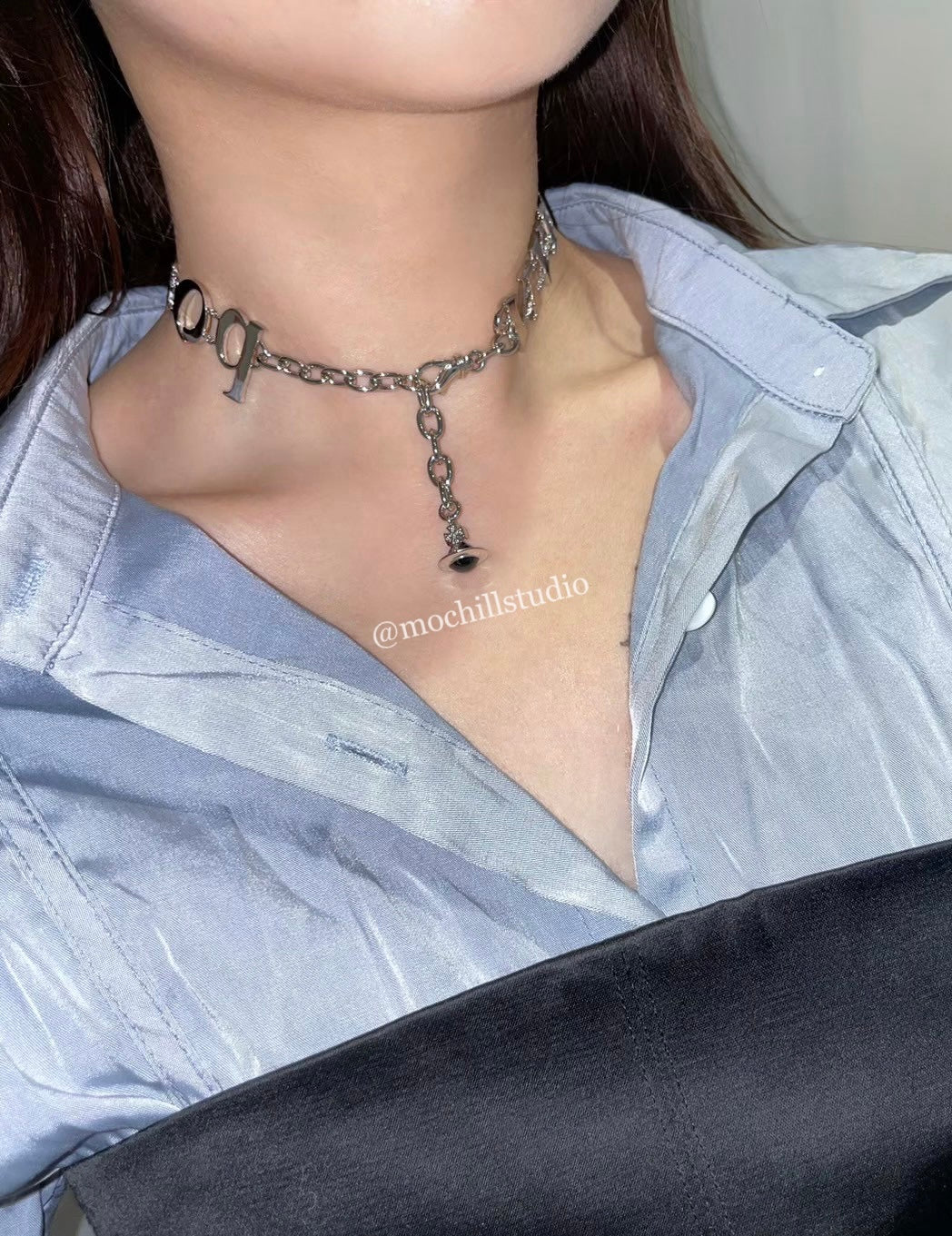 Vivienne Westwood Choker 經典LOGO土星頸鍊(共2色!)