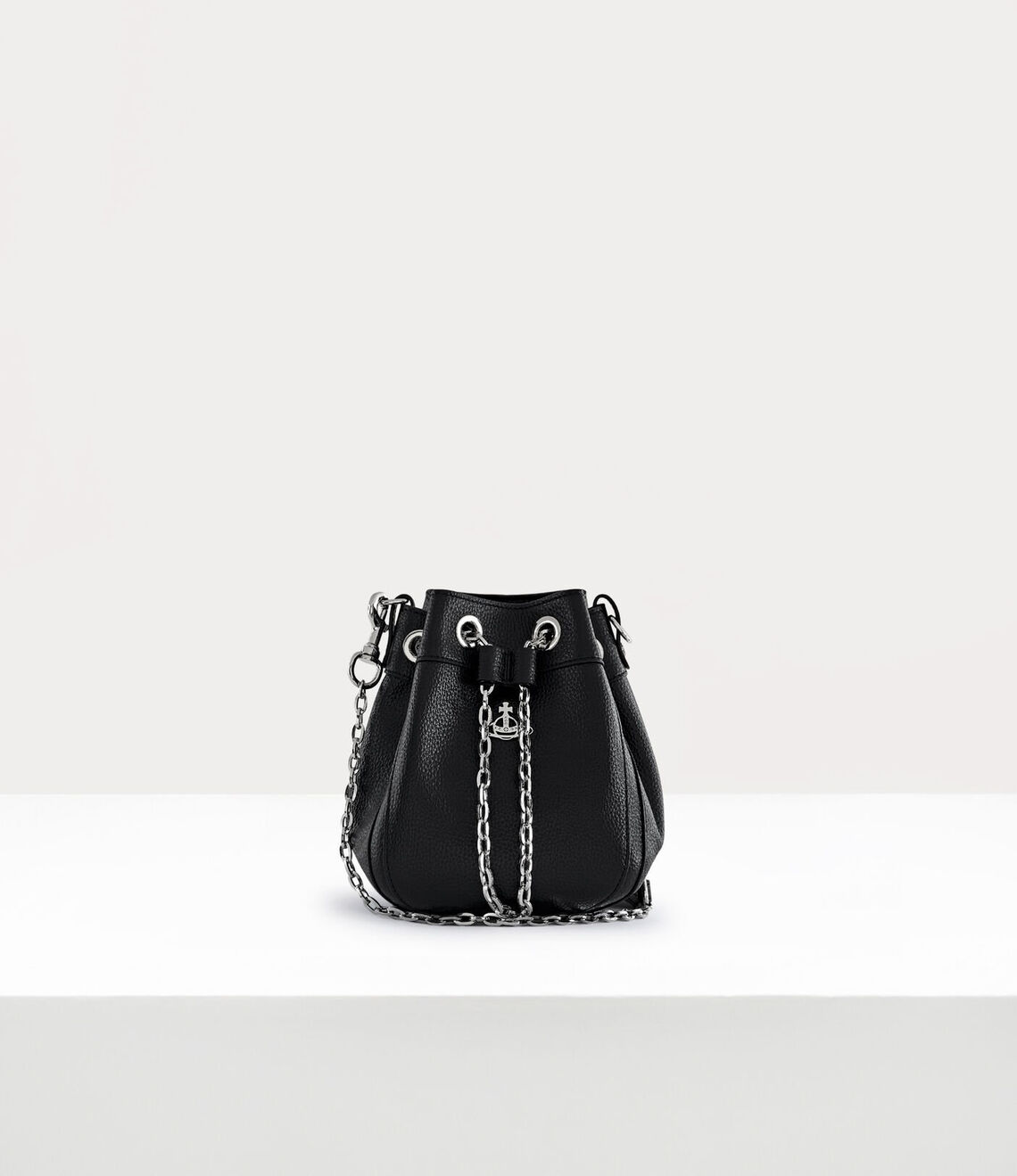 Vivienne Westwood Chrissy small Bucket bag 鏈條手提肩背包