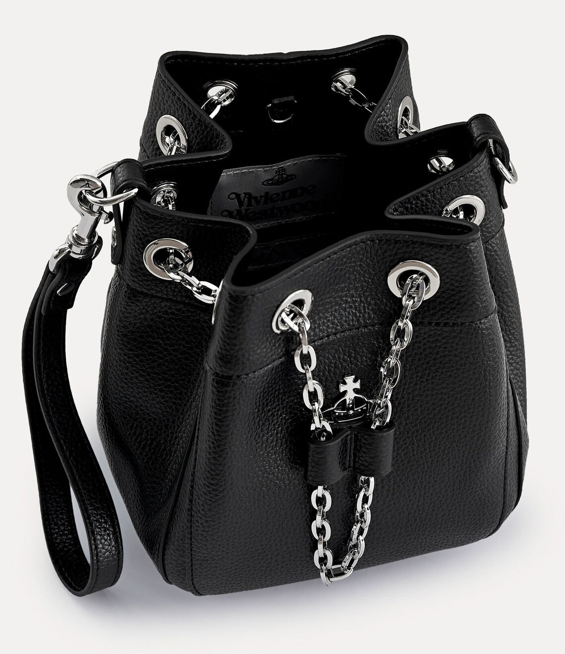Vivienne Westwood Chrissy small Bucket bag 鏈條手提肩背包