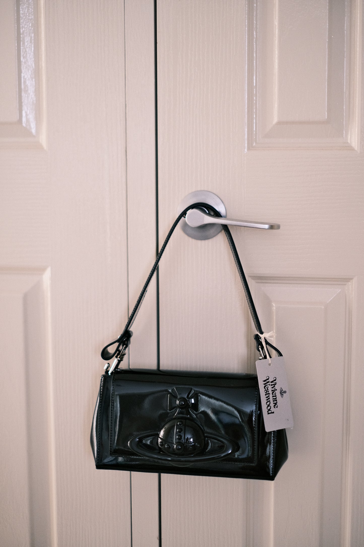 (現貨!)Vivienne Westwood Hazel M Handbag 中號立體土星肩背手提包