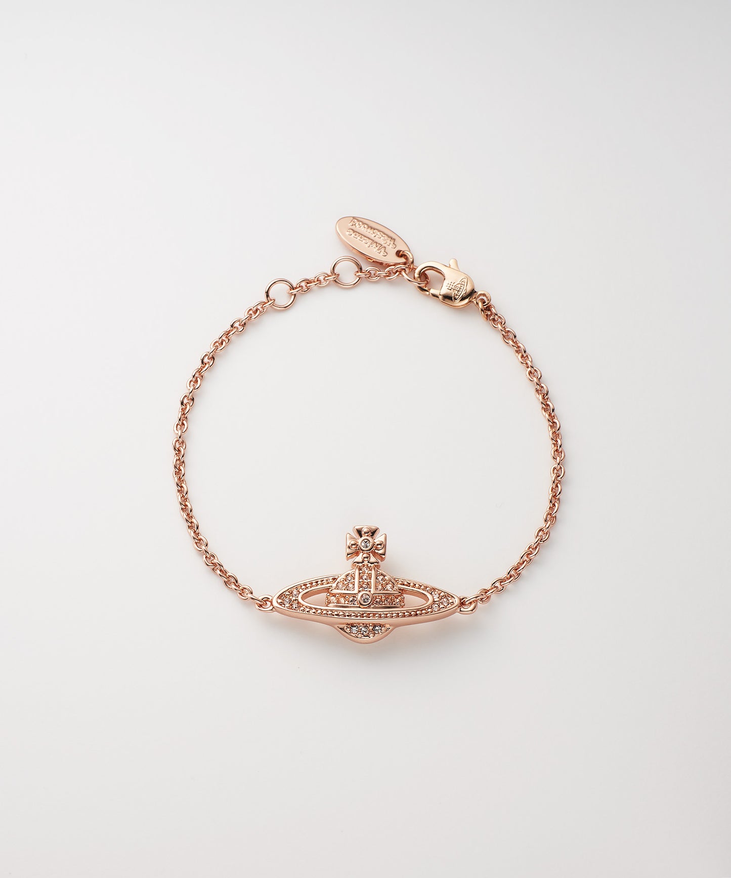Vivienne Westwood Mini Bas Relief Bracelet 經典滿鑽土星手鍊(共4色!)