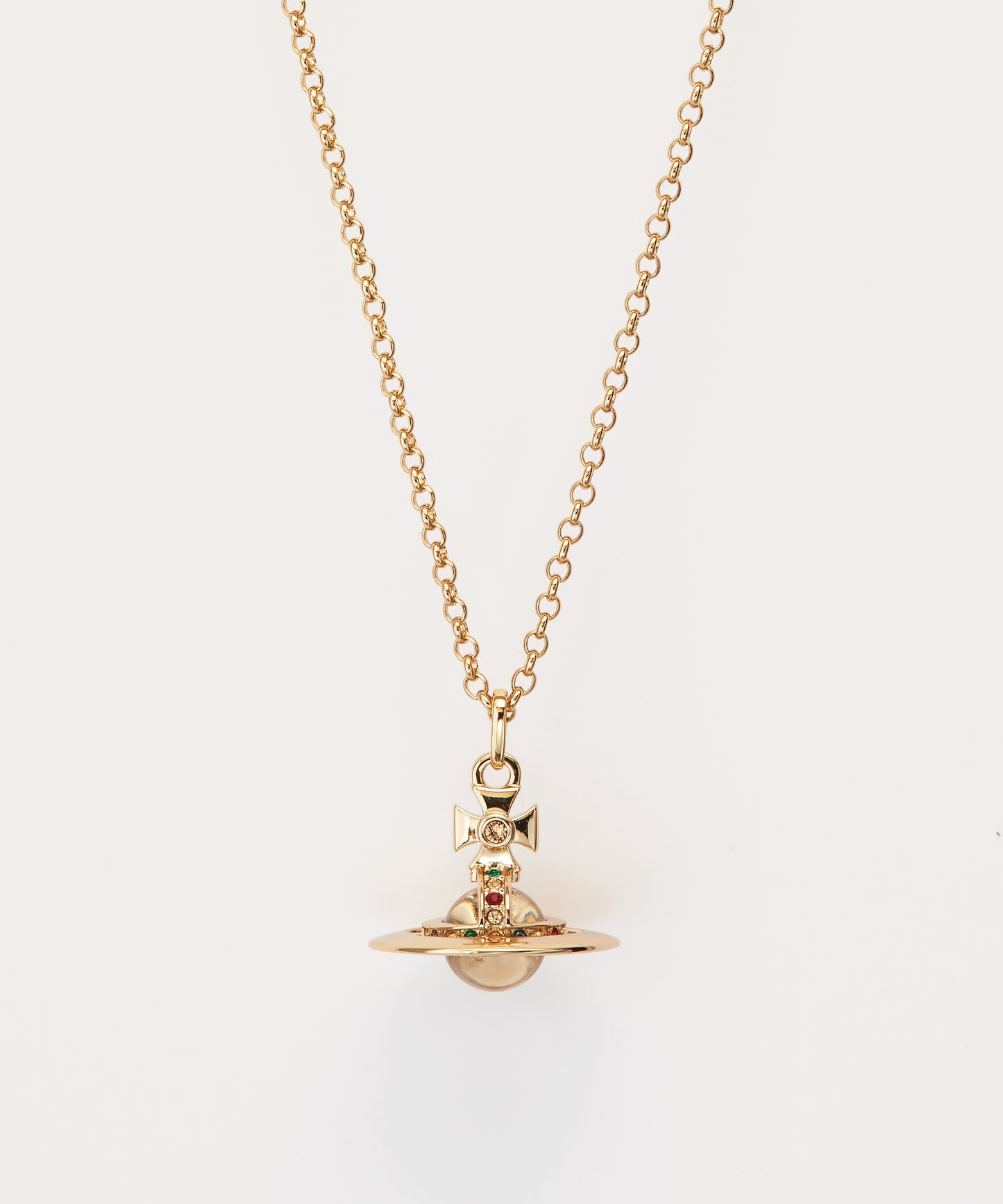 Vivienne Westwood Tiny Orb Necklace 中號立體土星項鍊 (共4色!)