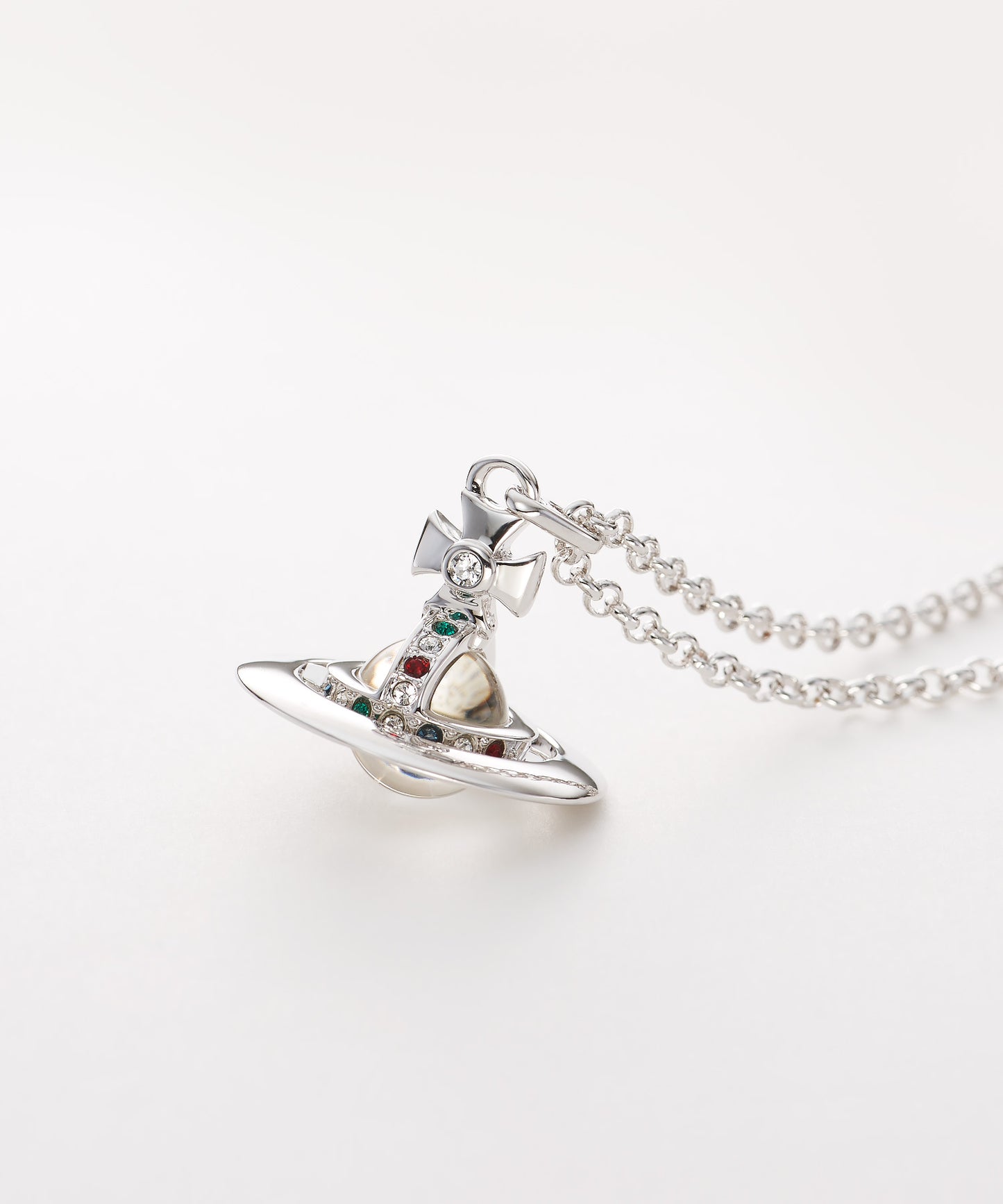Vivienne Westwood Tiny Orb Necklace 中號立體土星項鍊 (共4色!)