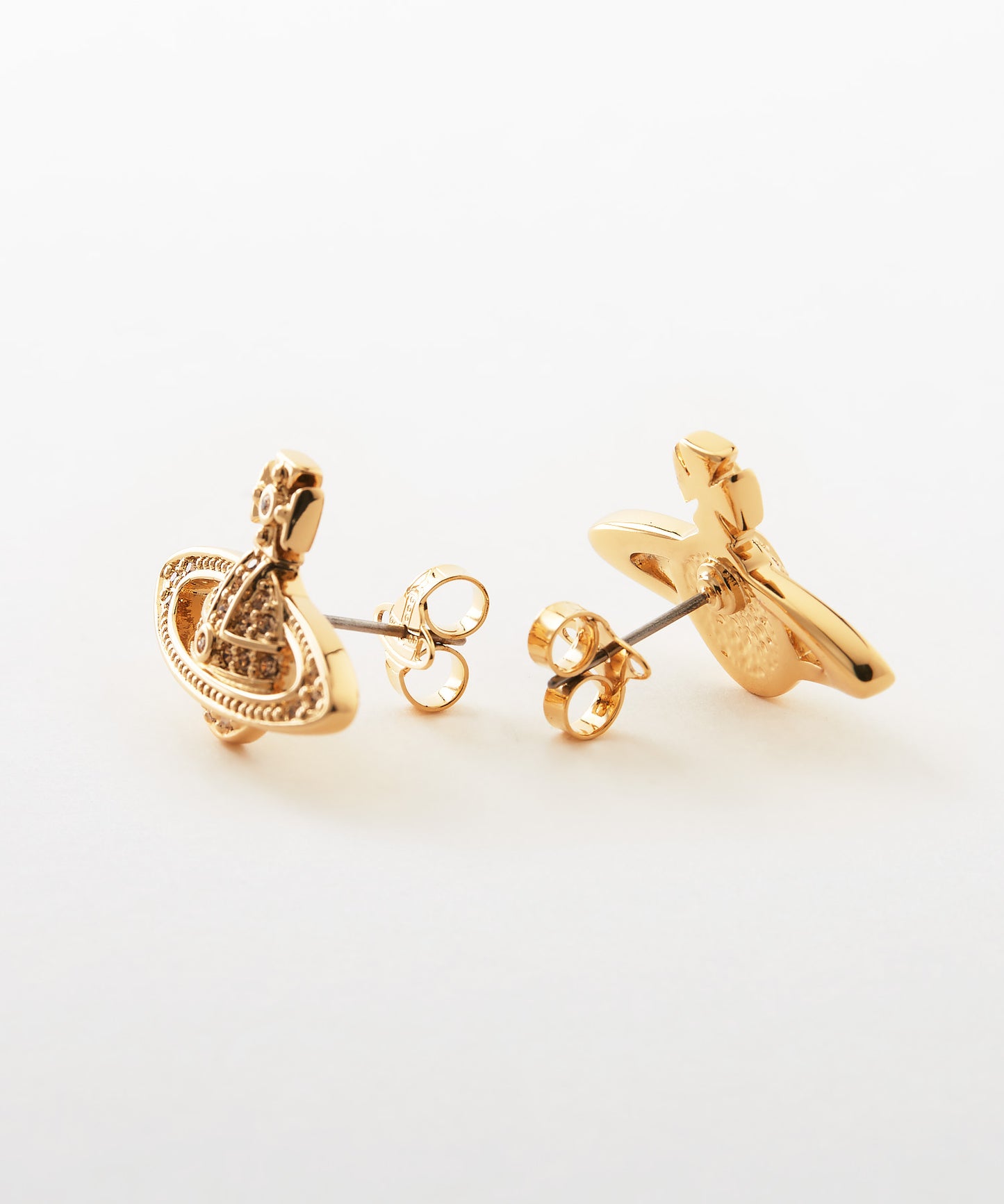 Vivienne Westwood Mini Bas Relief Earrings 經典滿鑽土星耳環(多色!)