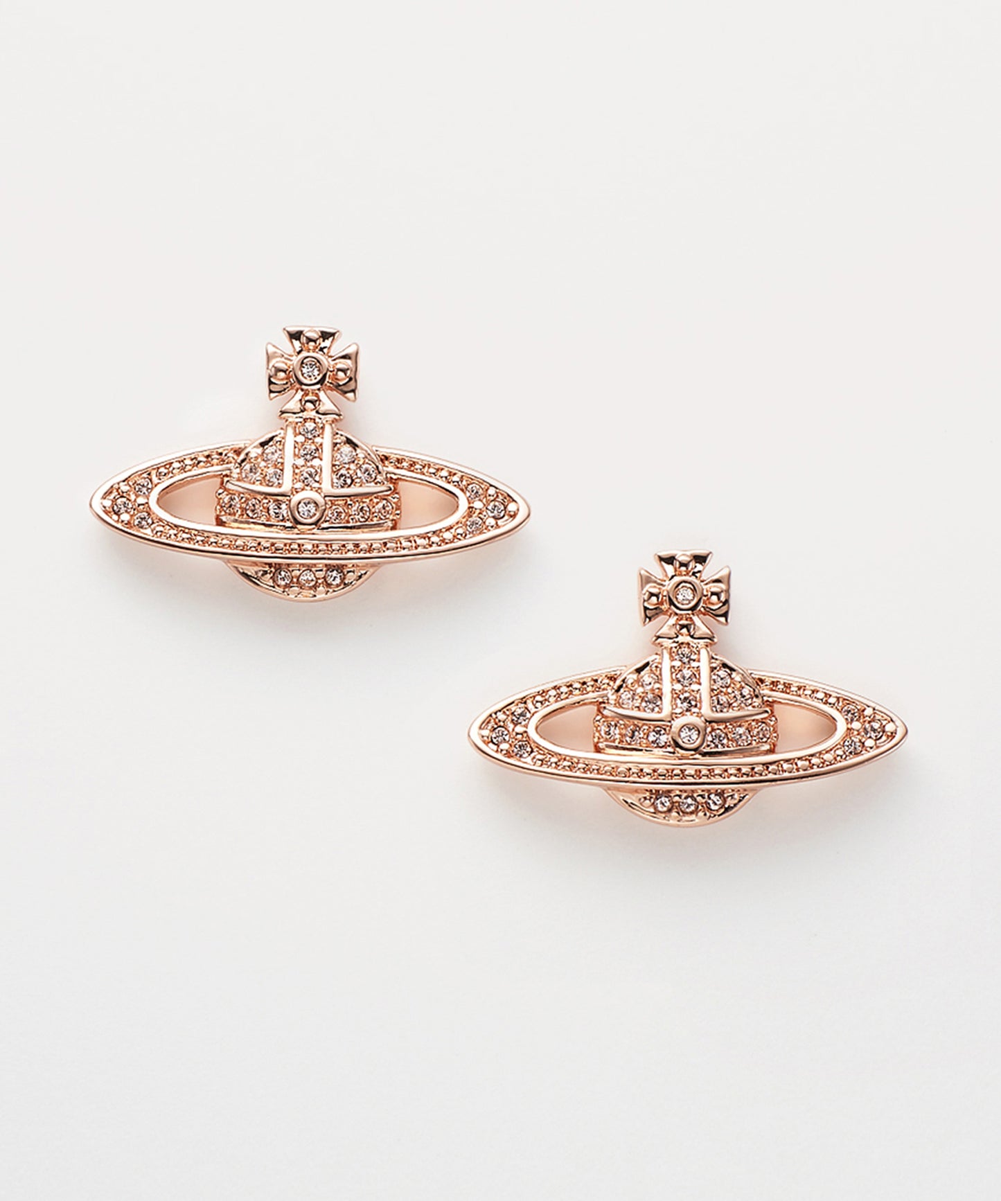 Vivienne Westwood Mini Bas Relief Earrings 經典滿鑽土星耳環(多色!)