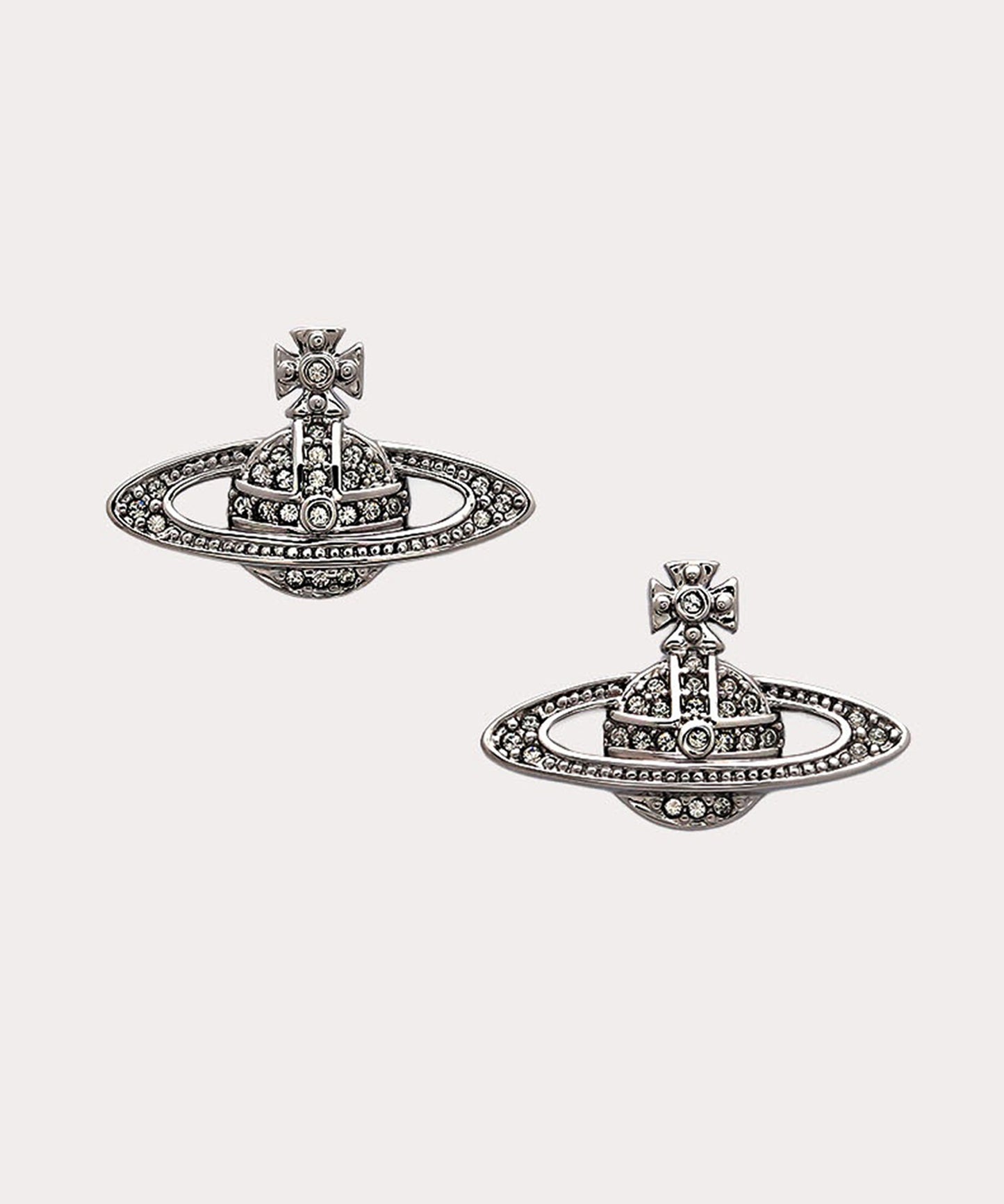 Vivienne Westwood Mini Bas Relief Earrings 經典滿鑽土星耳環(多色!)
