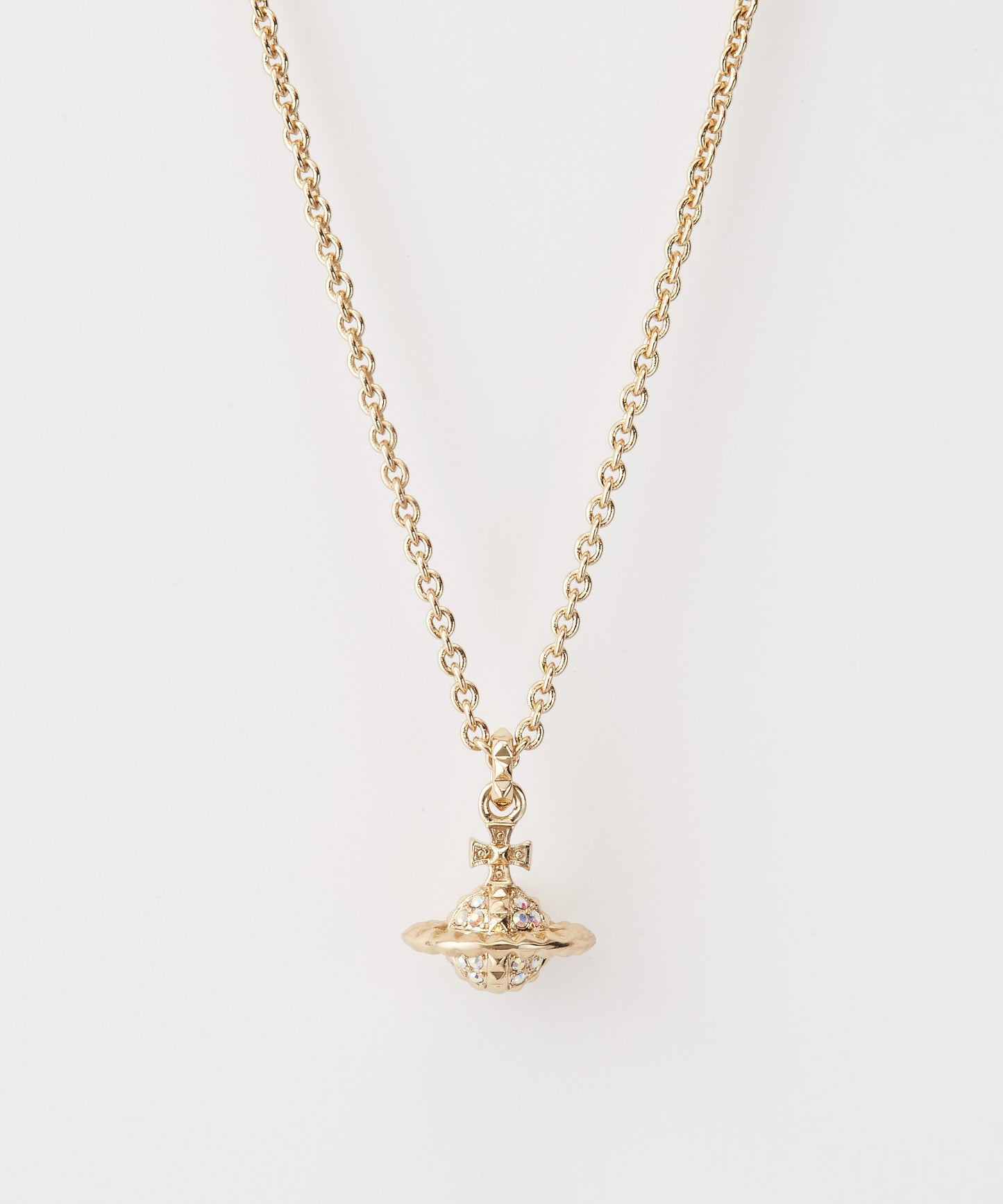 Vivienne Westwood Mayfair Small Orb Necklace 卯釘水晶立體土星項鍊(共3色!)