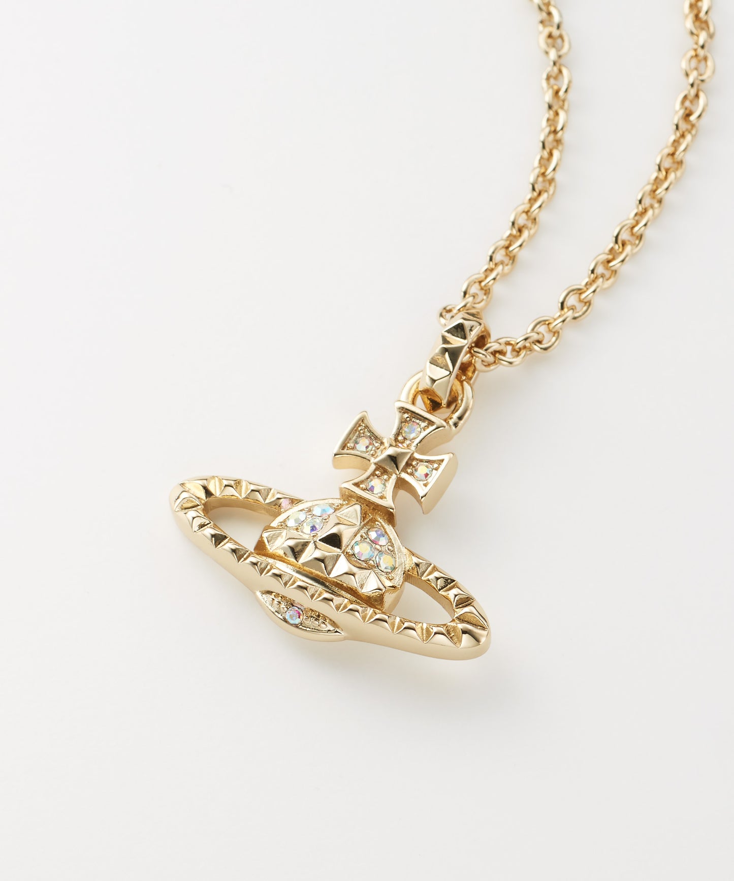 Vivienne Westwood Mayfair Necklace 卯釘水晶土星項鍊(共4色!)