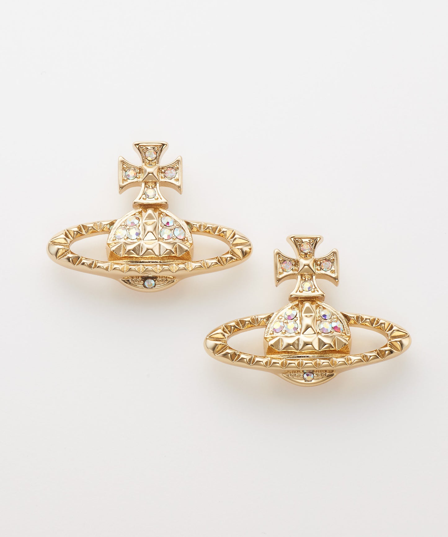 Vivienne Westwood Mayfair Earrings 卯釘水晶土星耳環(共4色!)