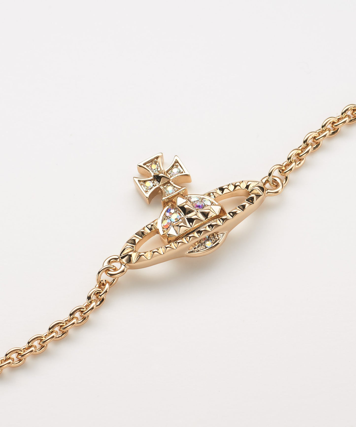 Vivienne Westwood Mayfair Bracelet 卯釘水晶土星手鍊(共3色!)