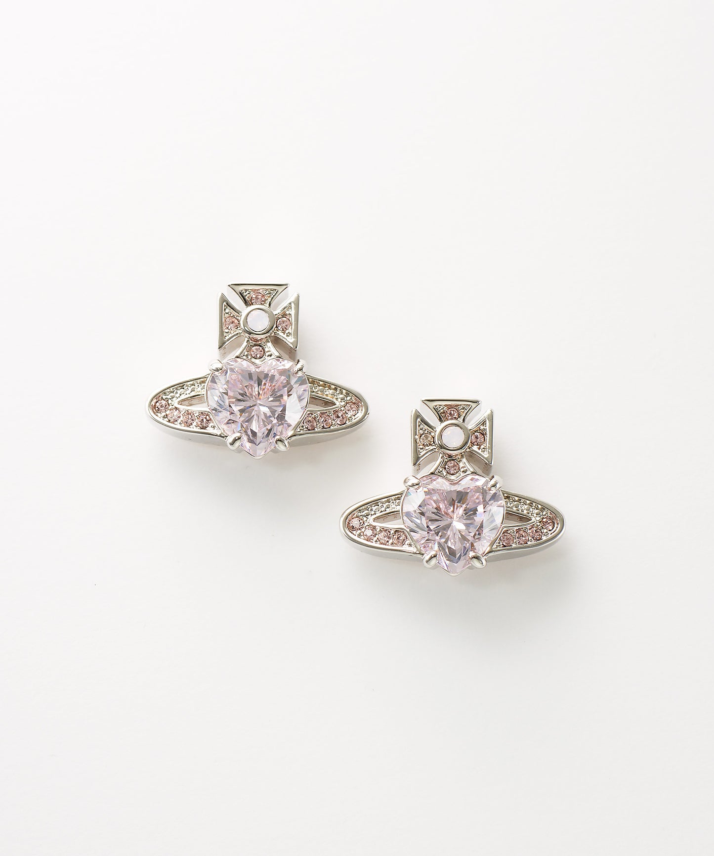 Vivienne Westwood Ariella Earrings 愛心水晶土星耳環(共2色!)