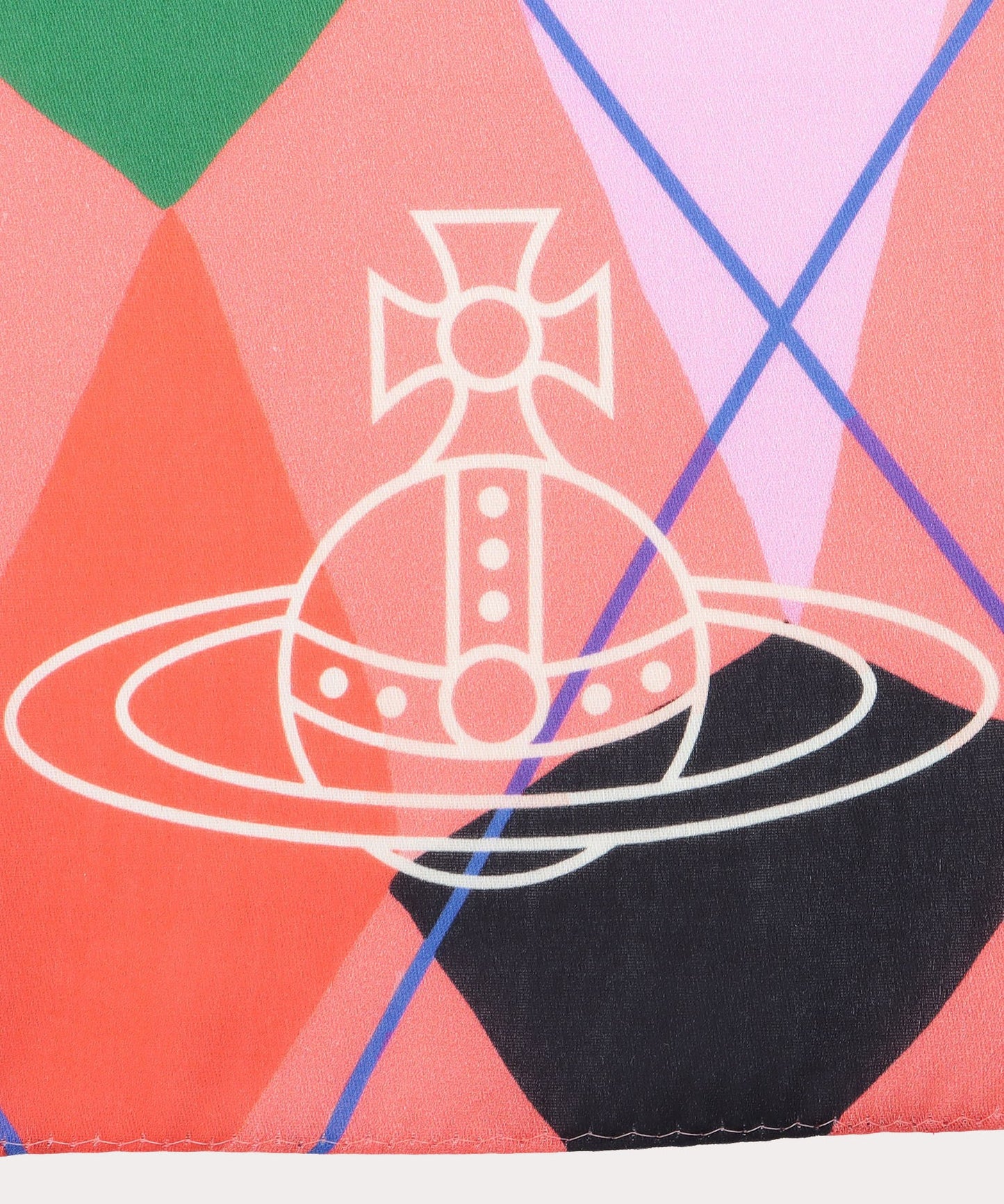 Vivienne Westwood HARLEQUIN 滿版哈莉奎茵大絲巾