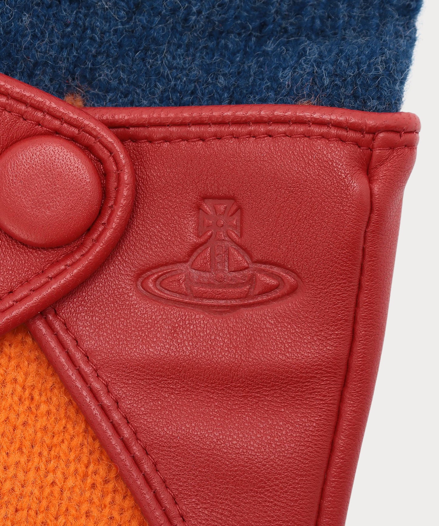 Vivienne Westwood 心型雙層皮革羊毛手套(共4色!)