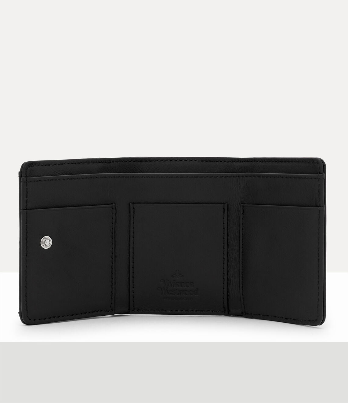 日本限定!Vivienne Westwood Small Flap Wallet 立體土星壓紋三折短夾 (共2色!)