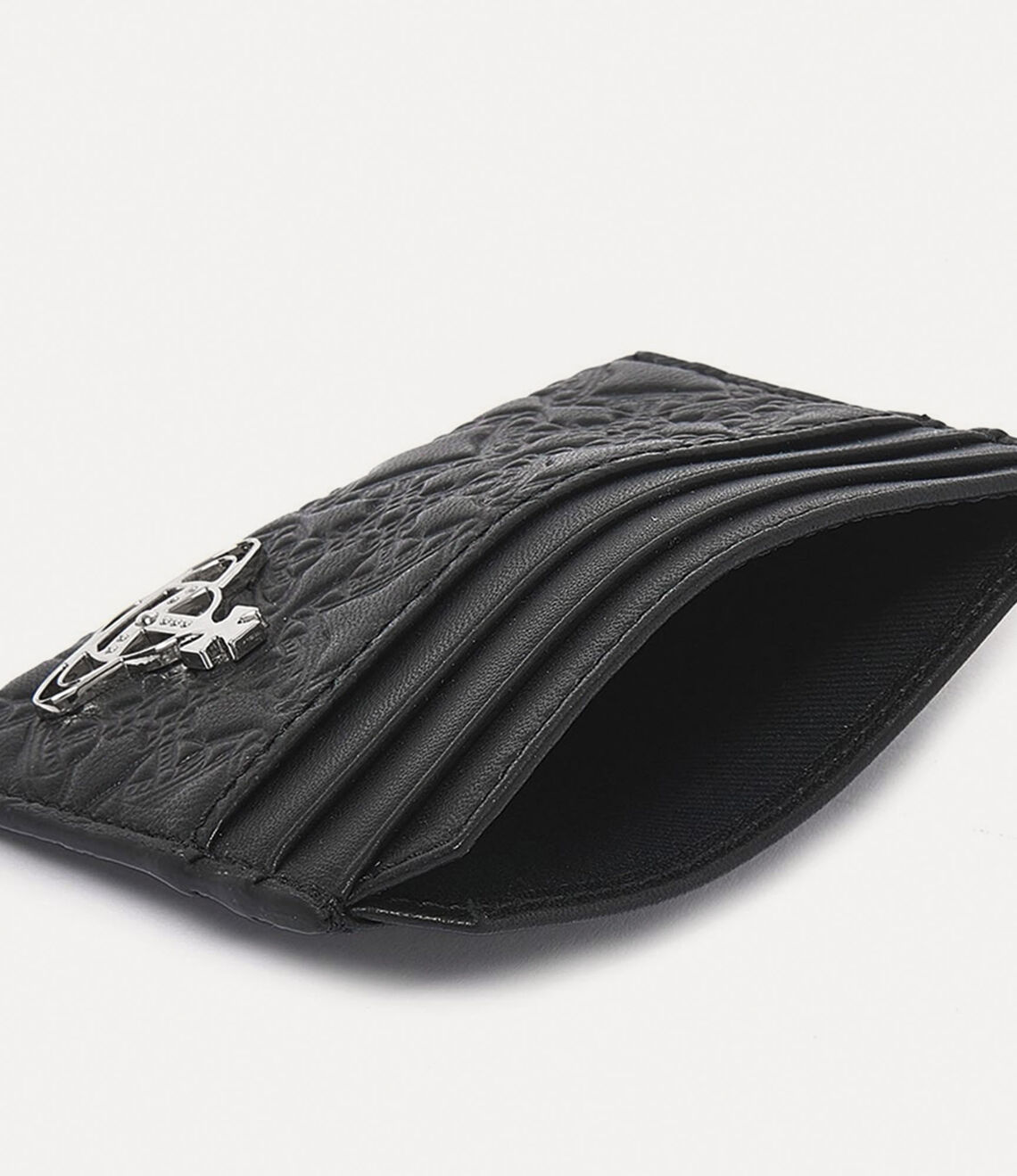 Vivienne Westwood Slim Card Holder 精緻土星壓紋卡夾