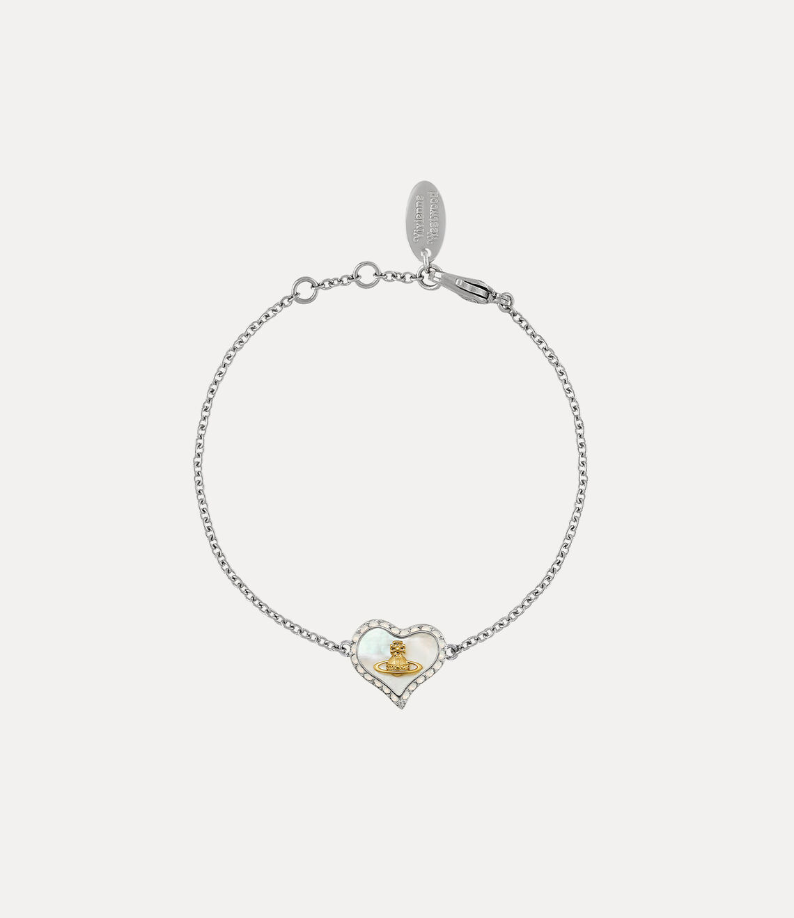 Vivienne Westwood Petra Bracelet 愛心貝母手鍊(共3色!)