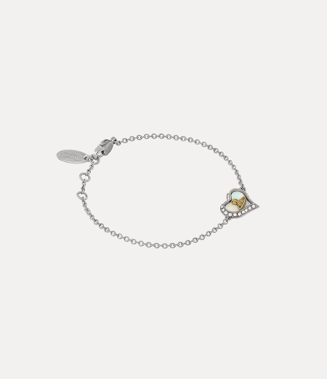 Vivienne Westwood Petra Bracelet 愛心貝母手鍊(共3色!)
