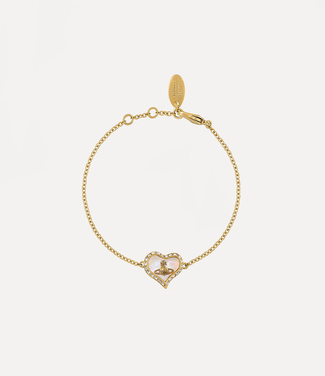 Vivienne Westwood Petra Bracelet 愛心貝母手鍊(共3色!)
