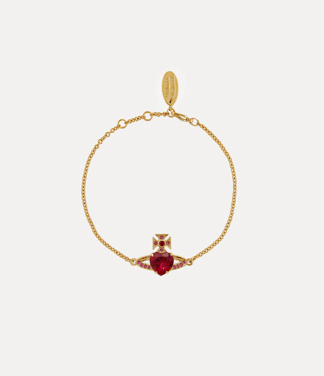 Vivienne Westwood Ariella Bracelet 愛心水晶土星手鍊