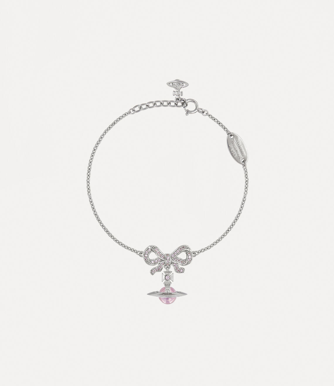 Vivienne Westwood Octavie Bracelet 夢幻夢幻立體蝴蝶結純銀純銀土星手鍊(共3色!)