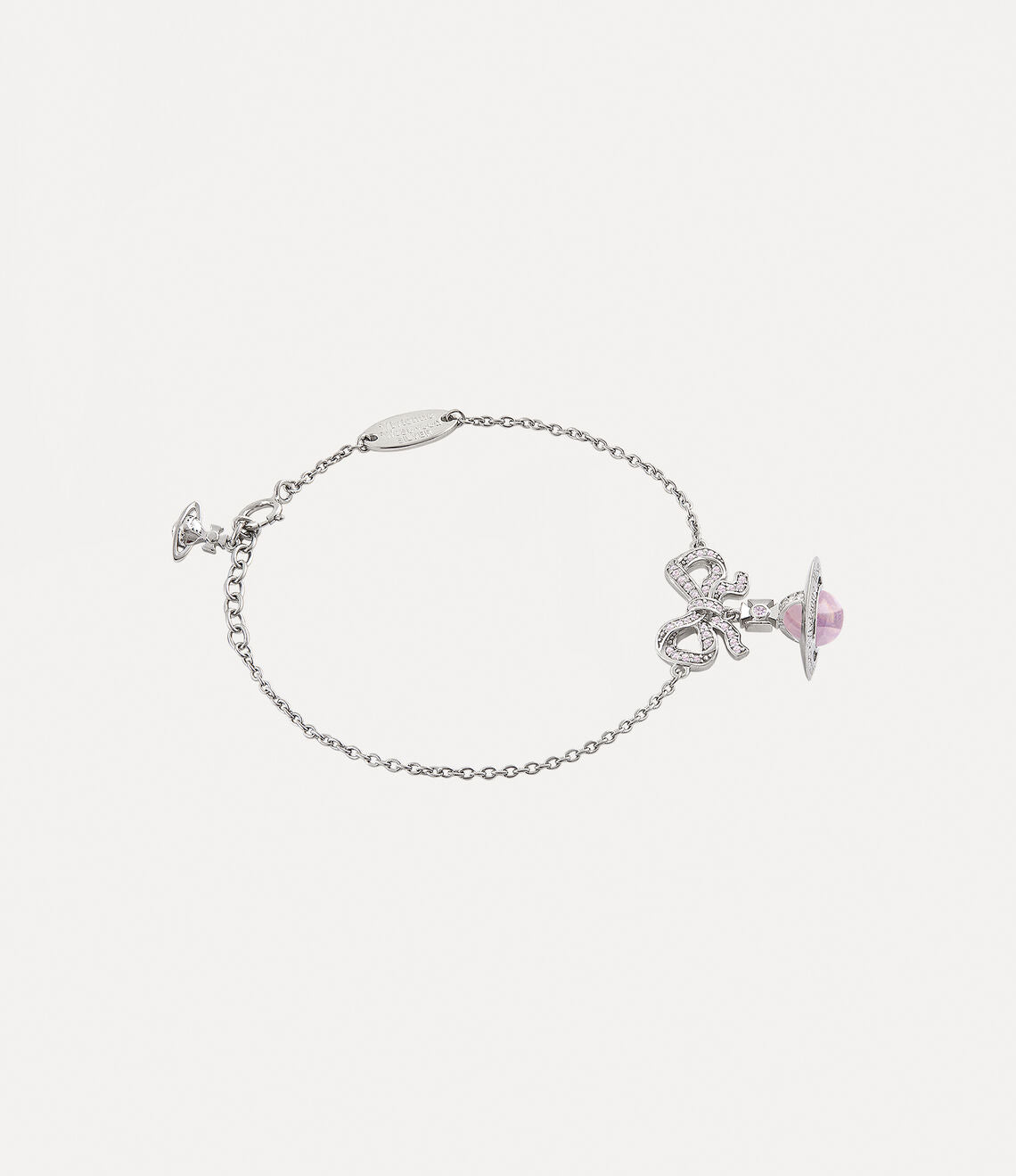 Vivienne Westwood Octavie Bracelet 夢幻夢幻立體蝴蝶結純銀純銀土星手鍊(共3色!)