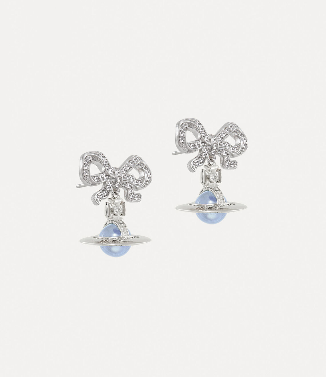 Vivienne Westwood Octavie Earrings 夢幻立體蝴蝶結純銀純銀土星耳環(共4色!)