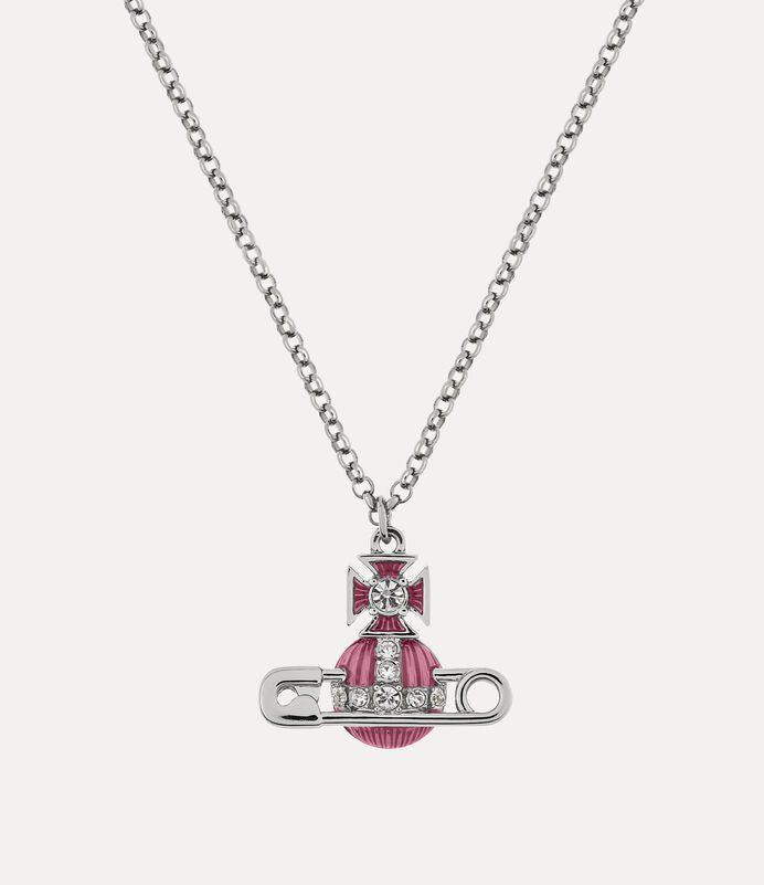 Vivienne Westwood Kitty pendant Necklace 別針琺瑯項鍊