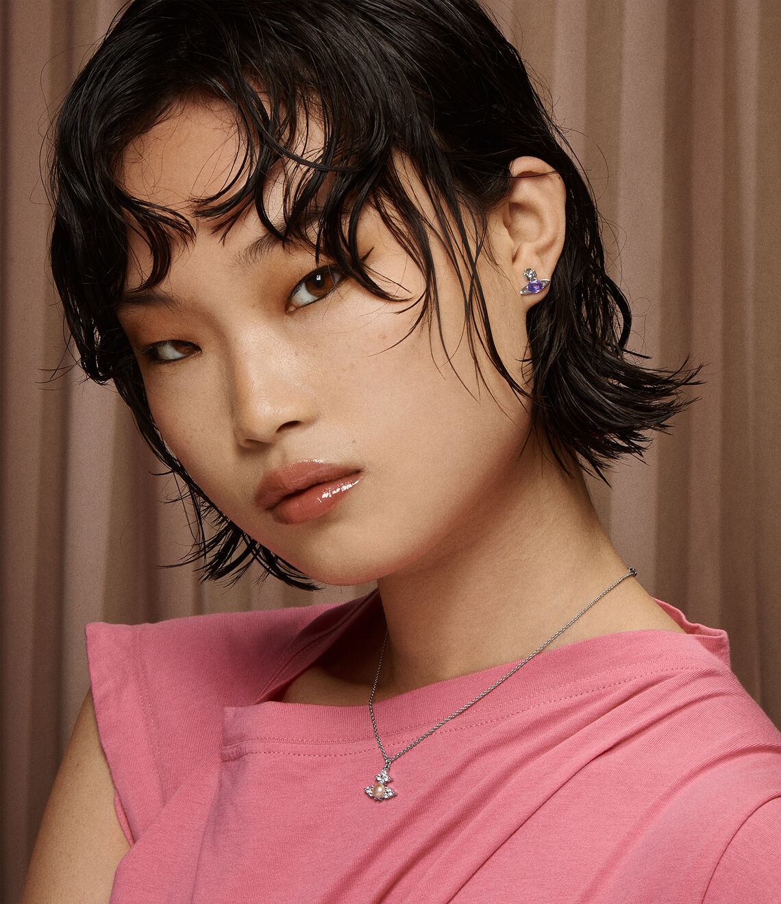Vivienne Westwood Feodorita Pendant Necklace 華麗珍珠土星項鍊(共2色!)