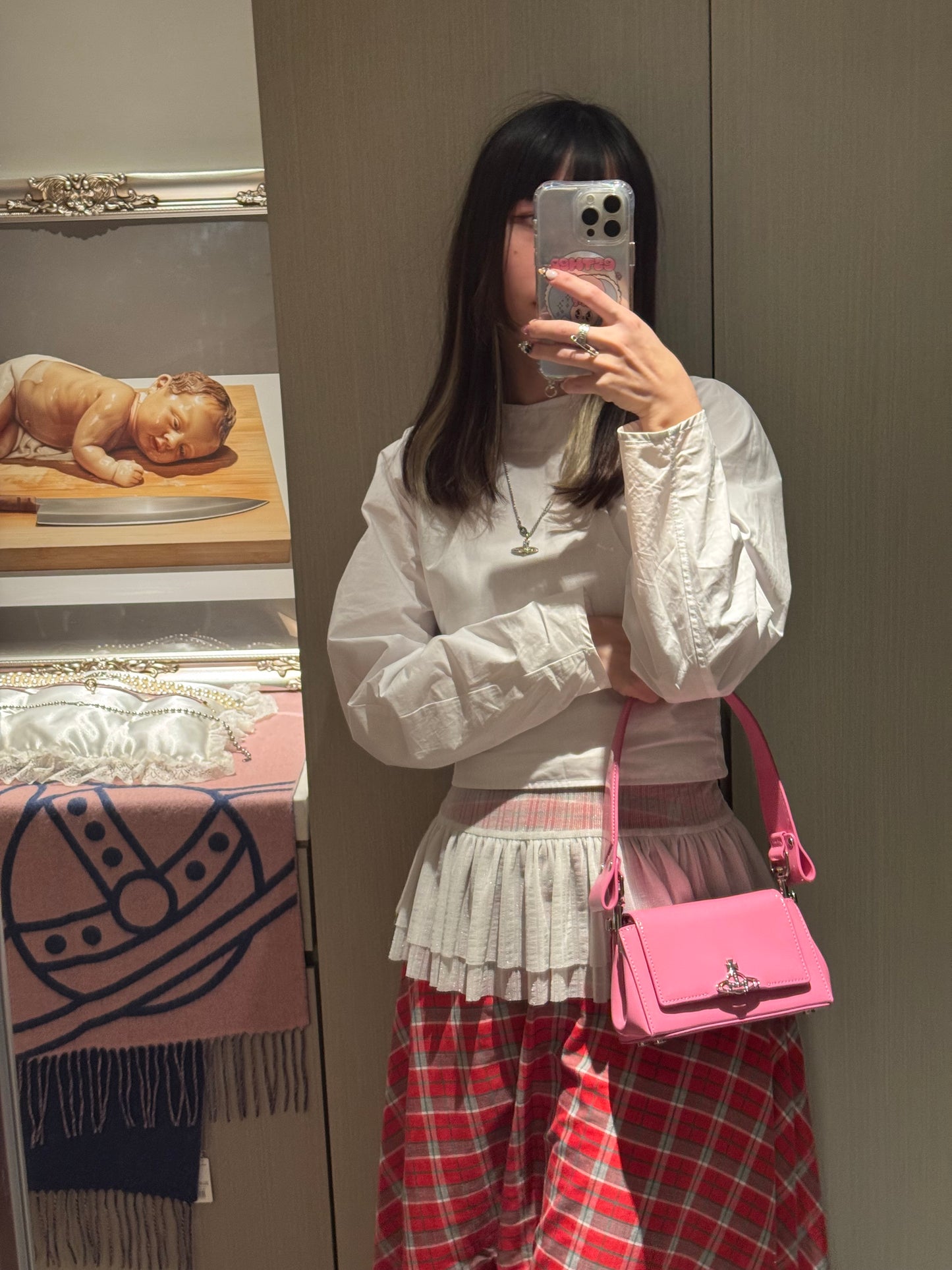 (現貨!)Vivienne Westwood Hazel Small Handbag 小號漆皮肩背手提包