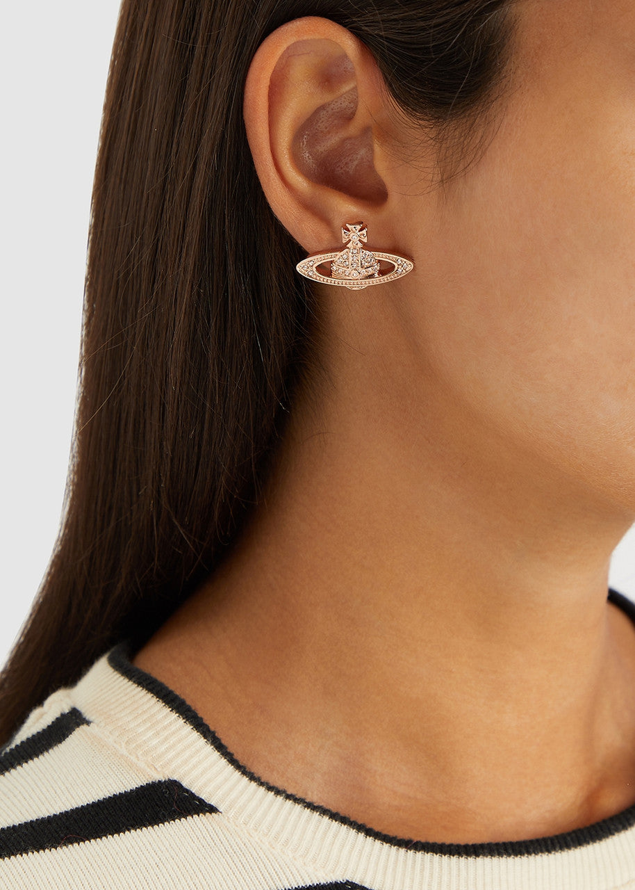 Vivienne Westwood Mini Bas Relief Earrings 經典滿鑽土星耳環(多色!)