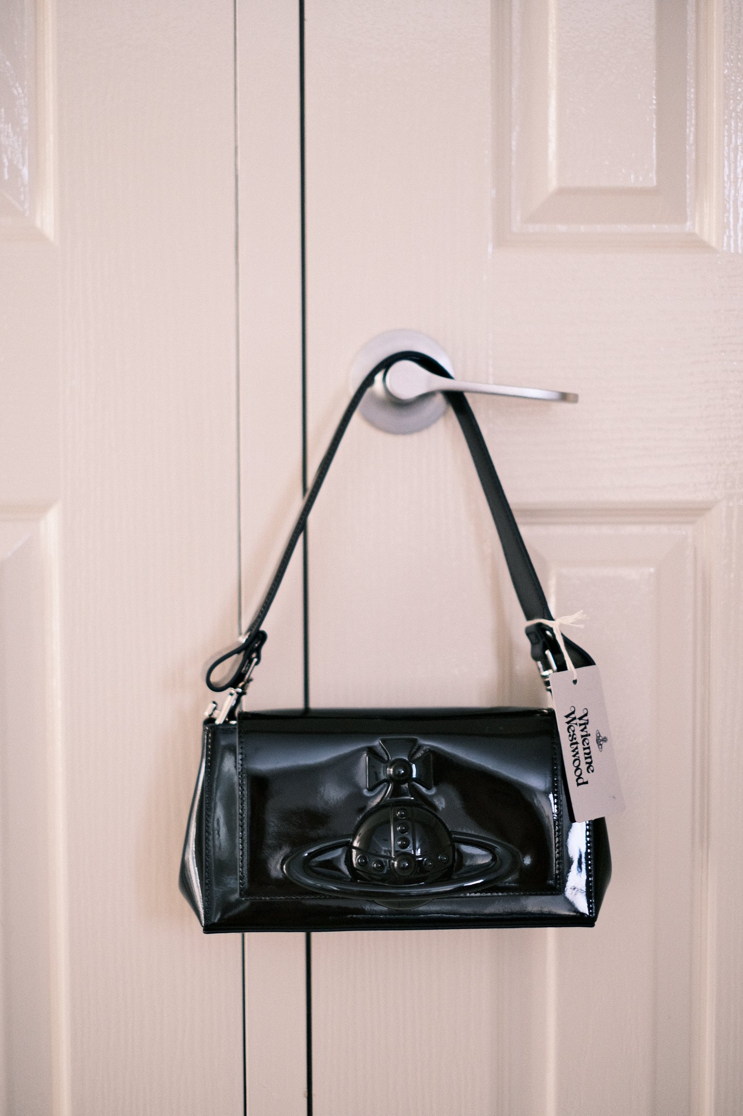 (現貨!)Vivienne Westwood Hazel M Handbag 中號立體土星肩背手提包