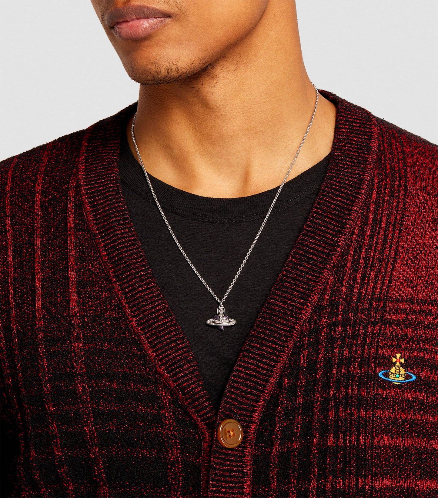 Vivienne Westwood MAN. diamante heart pendant 愛心土星項鍊