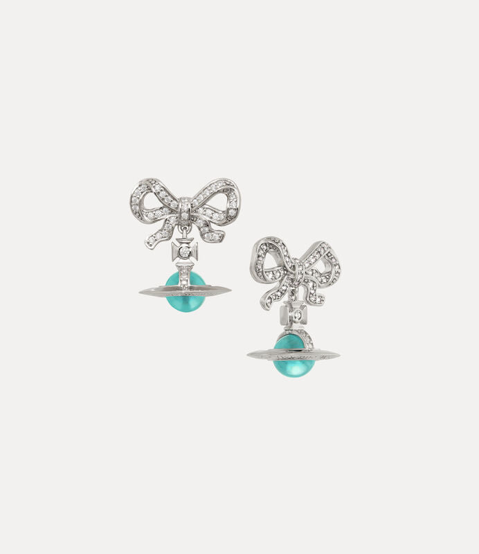 Vivienne Westwood Octavie Earrings 夢幻立體蝴蝶結純銀純銀土星耳環(共4色!)