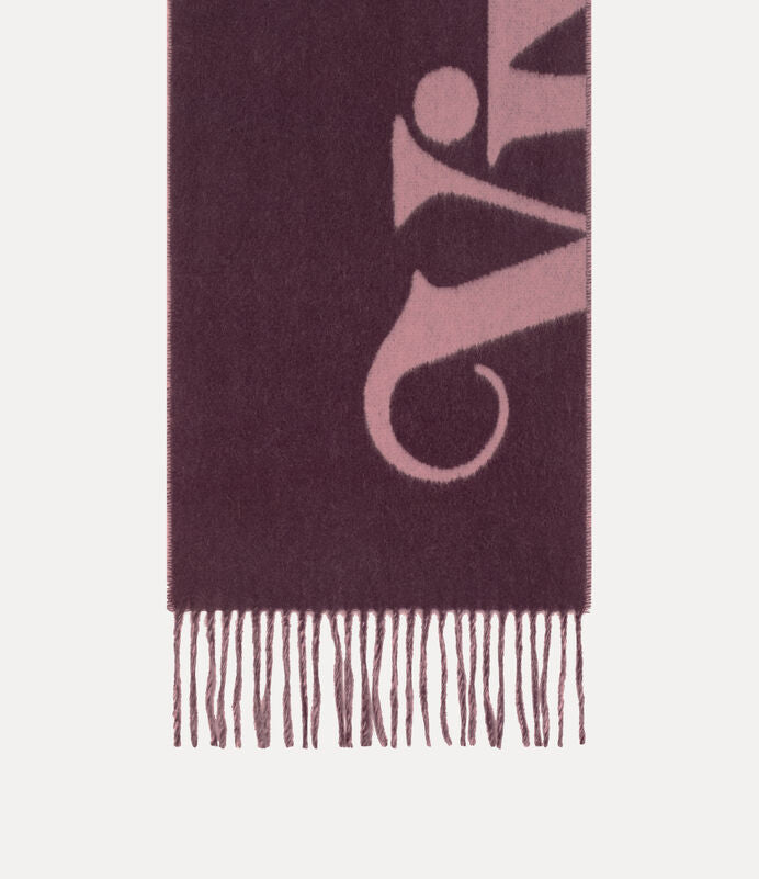 Vivienne Westwood Scarf 純羊毛Logo字母圍巾