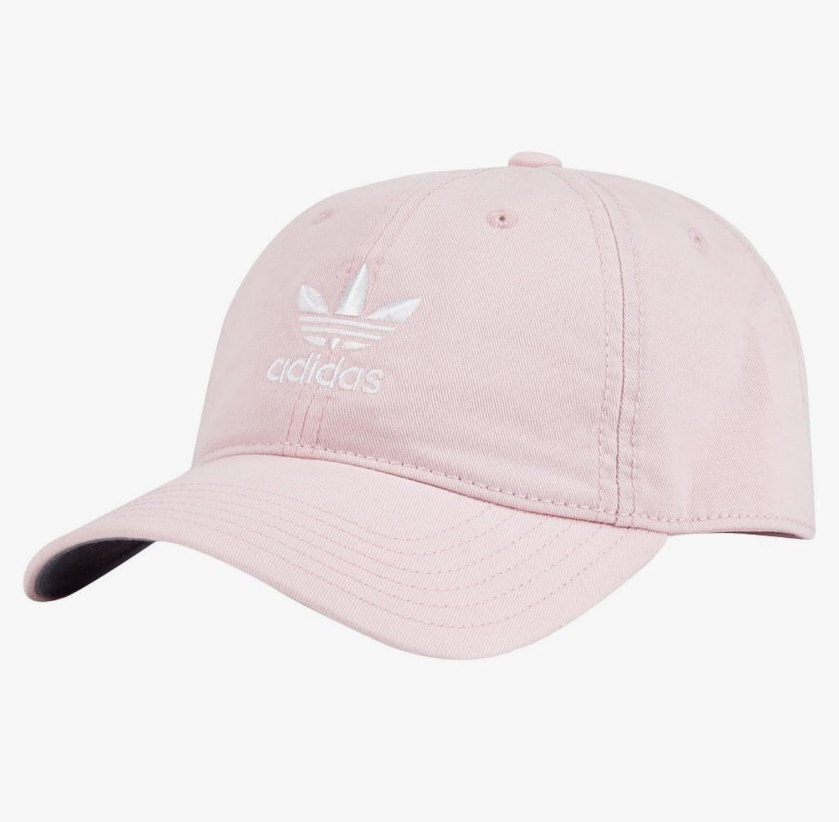 (現貨!)ADIDAS ORIGINALS RELAXED STRAPBACK CLEAR PINK 三葉草刺繡老帽