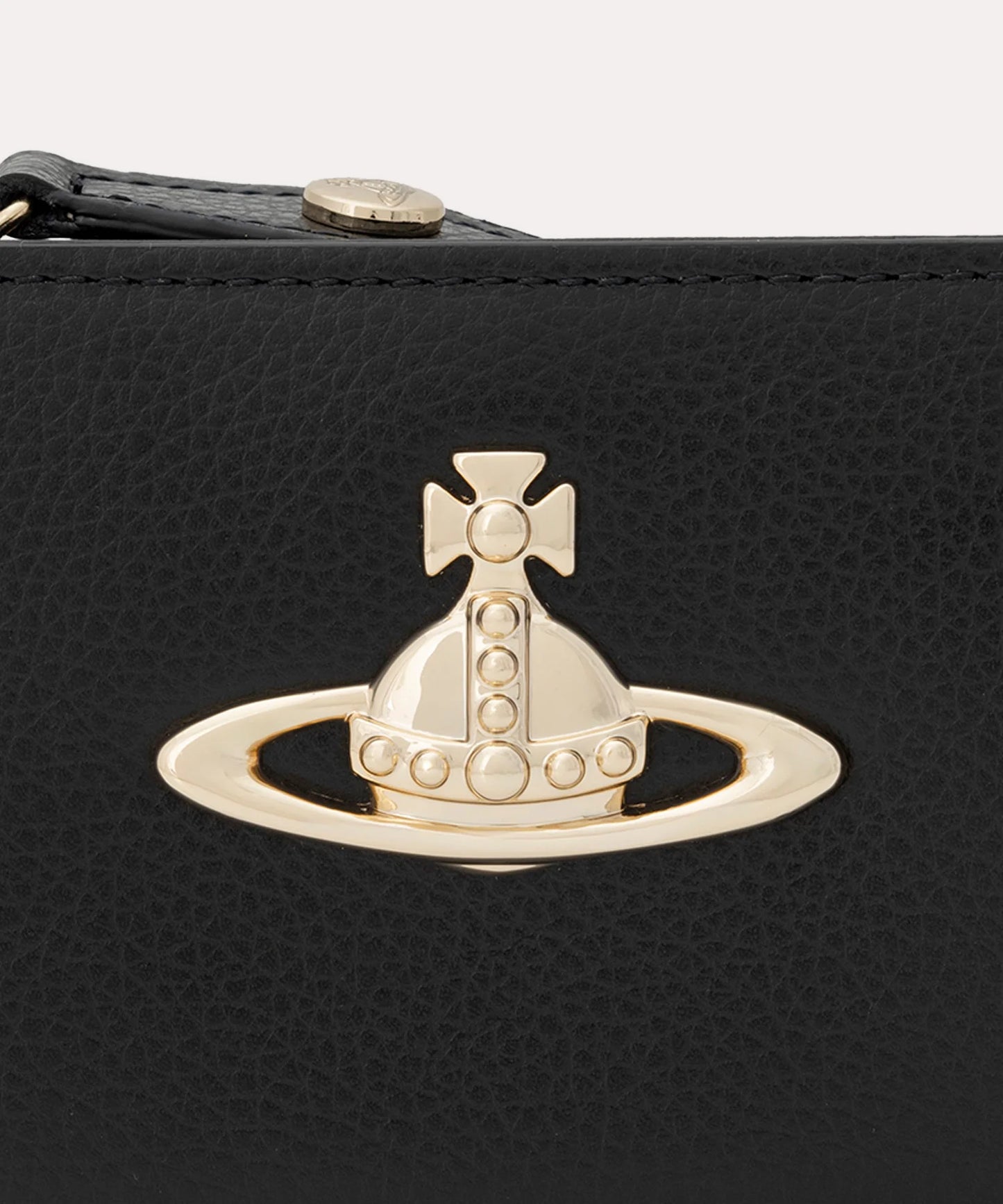 Vivienne Westwood Executive 立體土星拉鍊零錢票卡夾