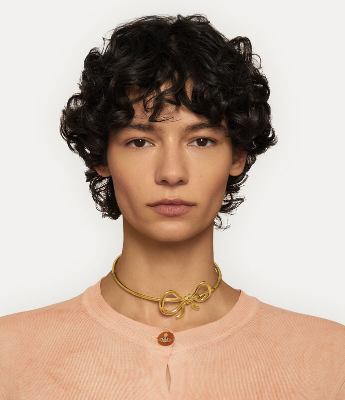 Vivienne Westwood Sage Choker 立體土星蝴蝶結頸鏈