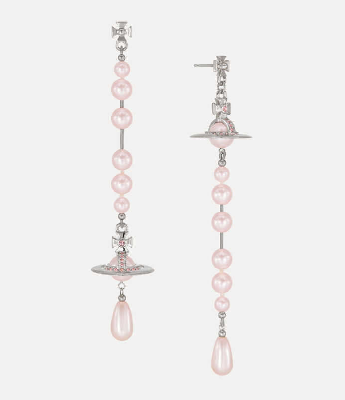 Vivienne Westwood Broken Pearl Drop Earrings 夢幻立體破碎珍珠土星耳環(共4色!)